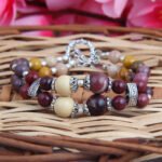 Pearlz Gallery Glamville 7.5 Inches Yellow Tiger Eye Gemstone Beads Bracelet