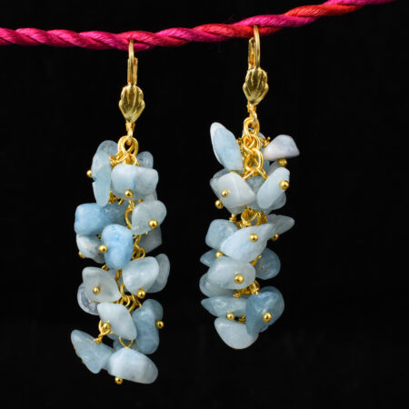 beads earrings, beads earrings for women, amazonite earrings, earrings