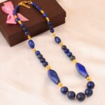 Pearlz Gallery Stimulating Faceted Pear, Faceted Round, Diamond Shaped Rose Quartz Gemstone Beads Necklace For Women