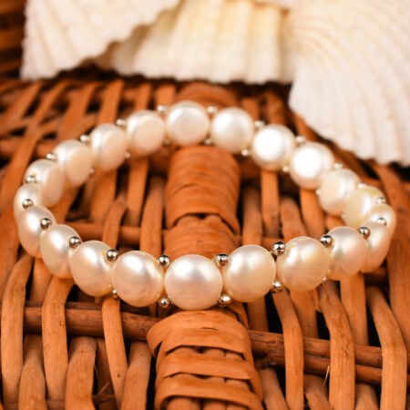 Pearlz Gallery Natural Freshwater Stretchable Pearl Bracelet