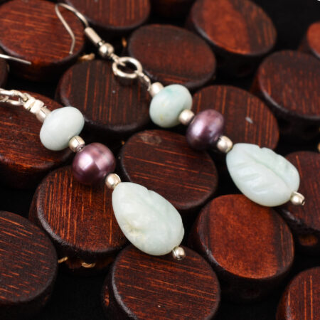 Pearlz Gallery Purple Freshwater Pearl Earrings For Women