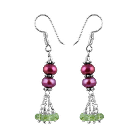 Pearlz Gallery Dyed Freshwater Pearl Earrings For Women