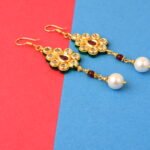Pearlz Gallery Kundan Pearl Earrings For Women & Girls