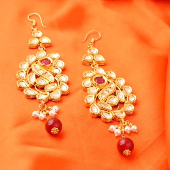 pearl earrings, kundan earrings, pearl earrings for women, kudan earrings for women, girls earrings