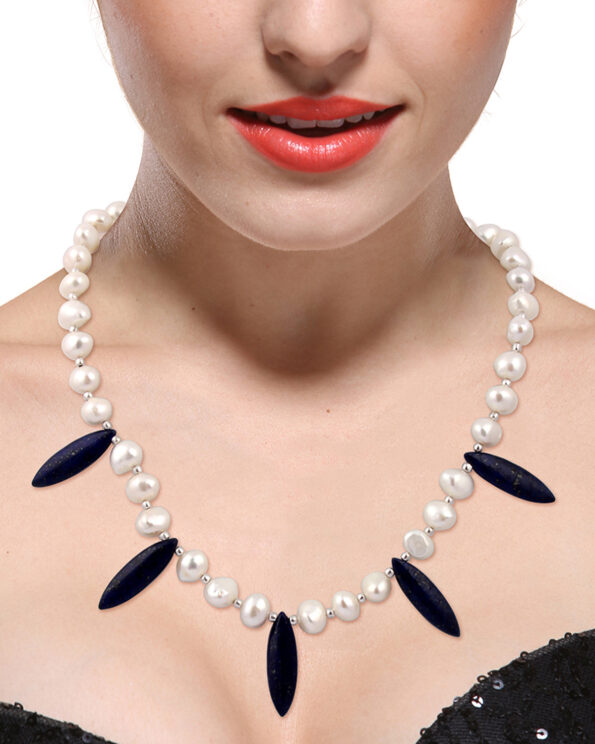 Pearlz Gallery White Freshwater Pearl Necklace