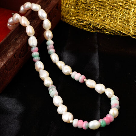 pearl necklace, white pearl necklace, freshwater pearl necklace, pearl necklace for women