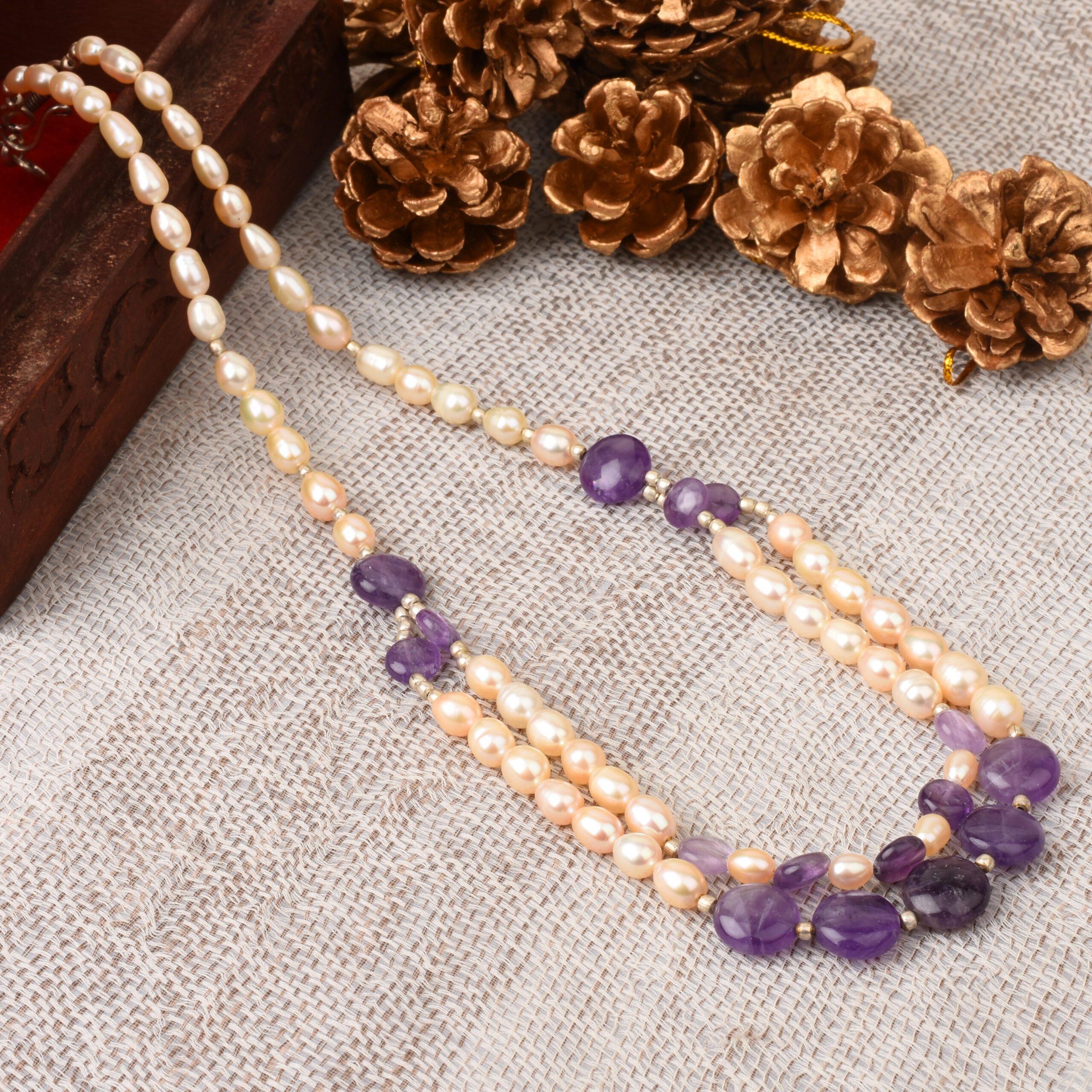pearl necklace, freshwater pearl necklace, pearl necklace for women