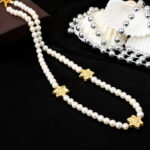 pearl necklace, white pearl necklace, freshwater pearl necklace