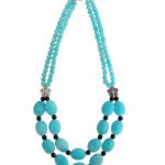 Dyed Quartzite  18" Bib Necklace