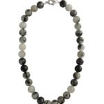 Rutilated Quartz Beads 18" Bold Necklace