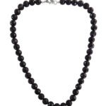 Amethyst Gemstone Beads 18" Bold Necklace