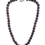 Amethyst Gemstone Beads 18" Bold Necklace