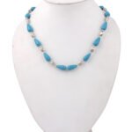 Pearlz Ocean Dewdrops Mosaic Beads 18 Inches Necklace