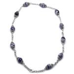 Pearlz Ocean Aurum Mosaic Beads 18 Inches Necklace