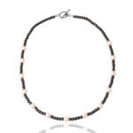 Pearlz Gallery Silver Hemamtite and water pearl beaded necklace