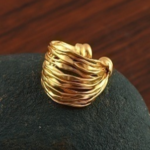 BRASS GOLD PLATED RINGS