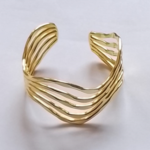 Brass gold plated bracelet