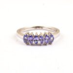 Pearlz gallery Silver Tanzanite Stone Ring's