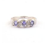 Pearlz gallery Silver Tanzanite Stone Ring's