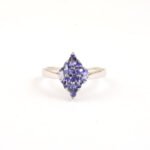 Pearlz gallery Silver Tanzanite Stone Ring's