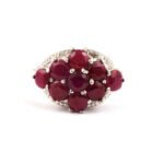 Pearlz gallery Silver Ruby Stone Ring's