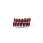 Pearlz gallery Silver Ruby Stone Ring's