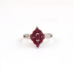 Pearlz gallery Silver Ruby Stone Ring's