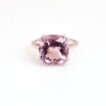 Pearlz gallery Silver Pink Amethyst Stone Ring's